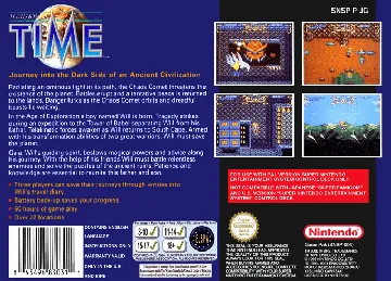 Illusion of Time (Europe) box cover back